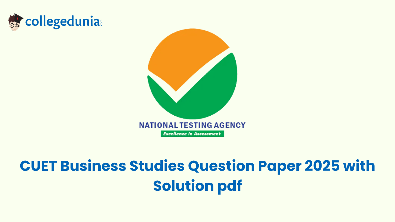 CUET Business Studies Question Paper 2025 with Solution pdf