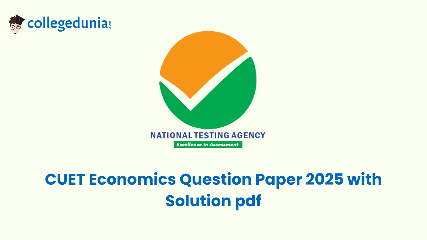 CUET Economics Question Paper 2025 with  Solution pdf