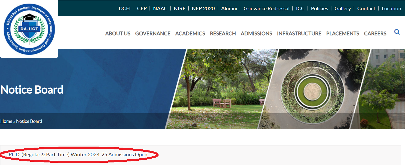 DA-IICT Ph.D. (Regular