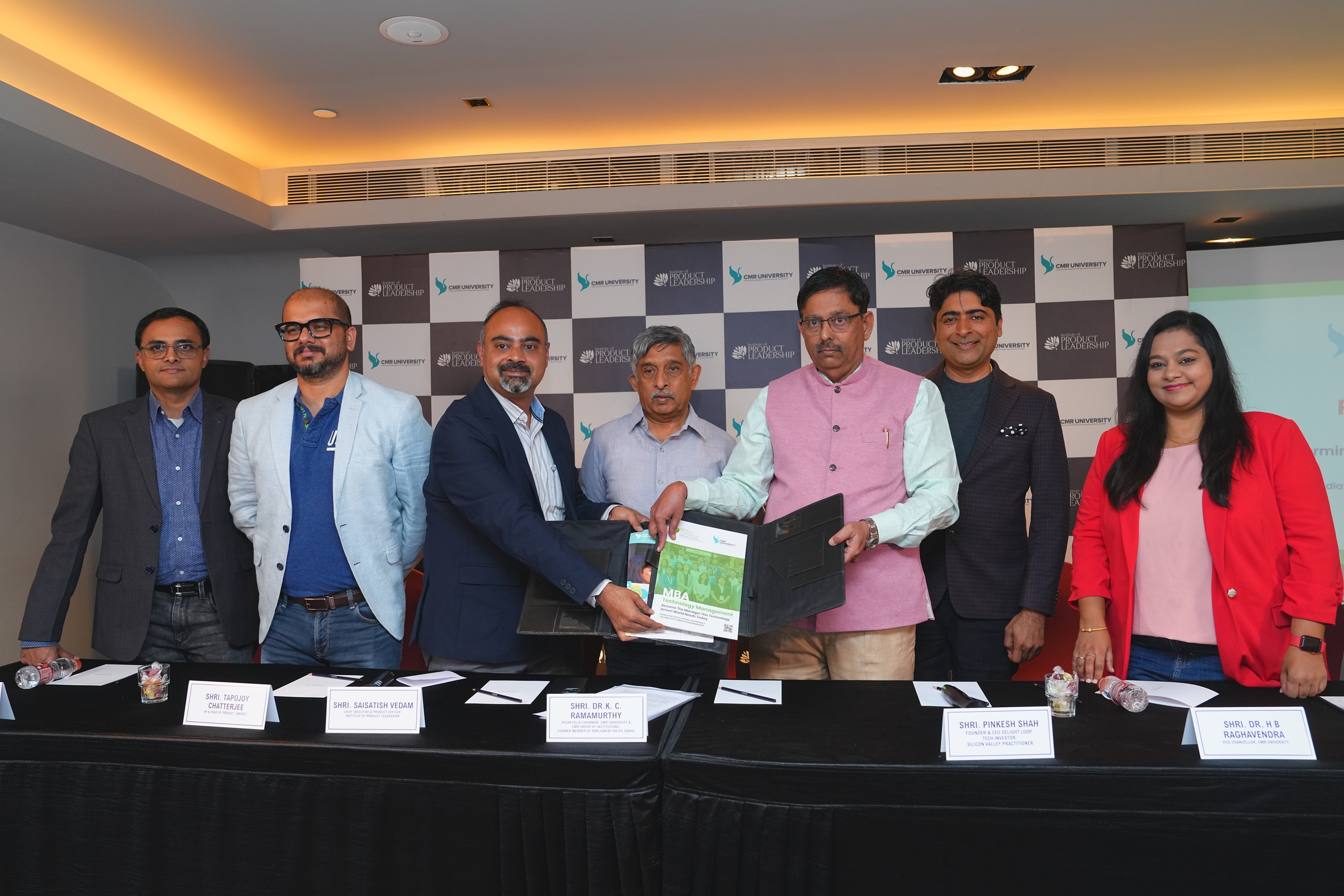 CMR University & Institute of Product Leadership Launch MBA in Technology Management