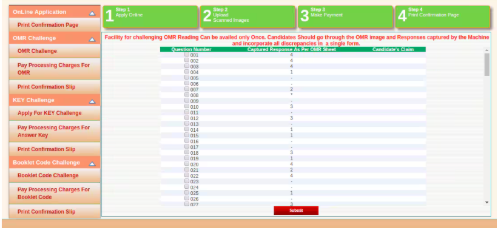 How to challenge NEET OMR Sheet