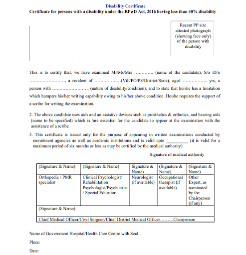 JEE Main 2025 Category Certificate Format for SC/ST OBC NCL EWS and