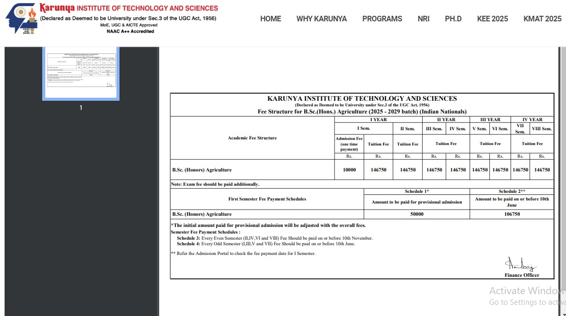 BSc-Agri-Fee
