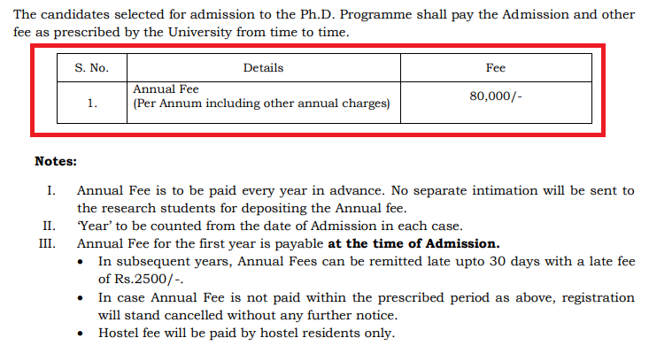 MMU PhD Fee 2025