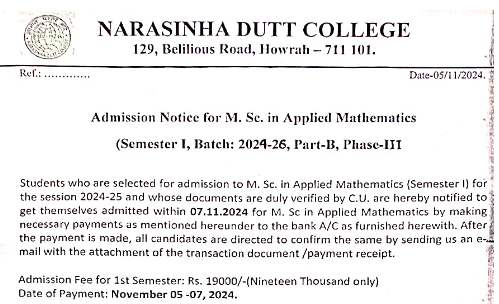 Fee Structure