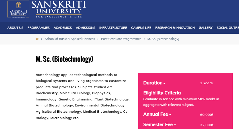 M.Sc Biotechnology Fees 2024.png