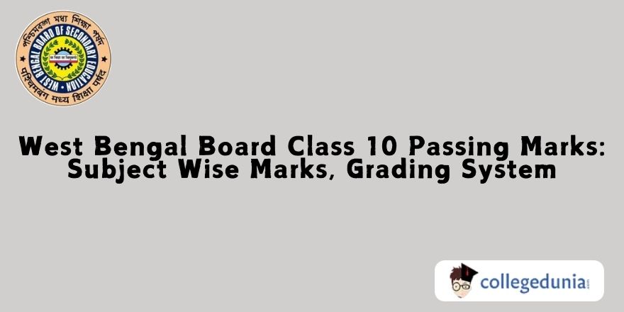 Madhyamik 10th Passing Marks