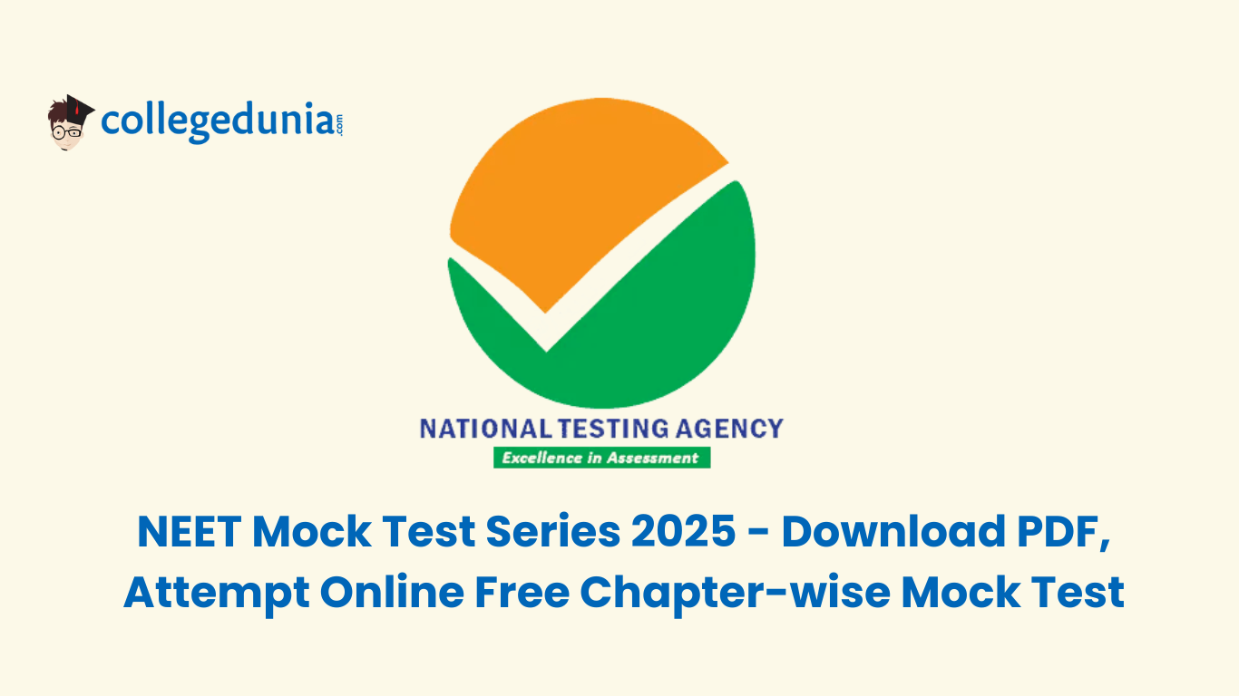 NEET Mock Test Series 2026 - Download PDF, Attempt Online Free Chapter-wise Mock Test