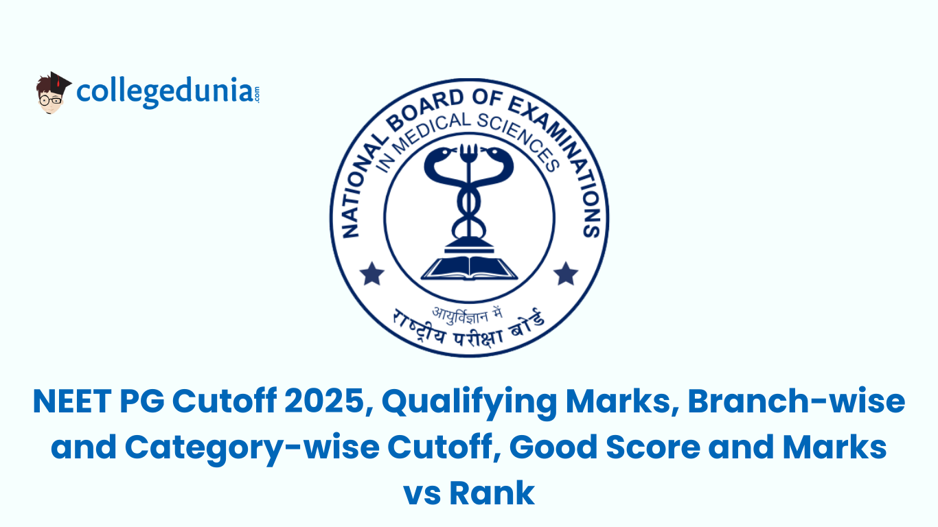 NEET PG Cutoff 2025, Qualifying Marks, Branch-wise and Category-wise Cutoff, Good Score and Marks vs Rank