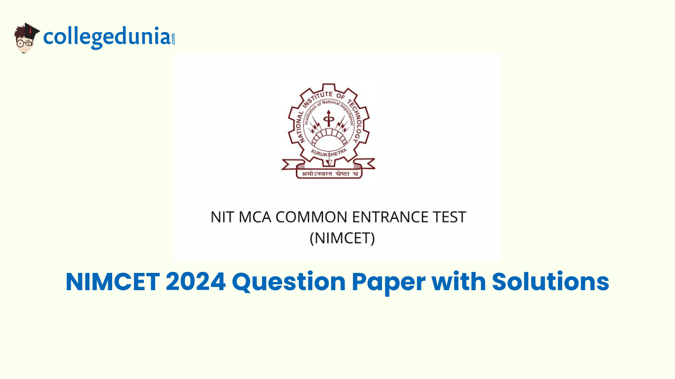 NIMCET 2024 Question Paper with Solutions