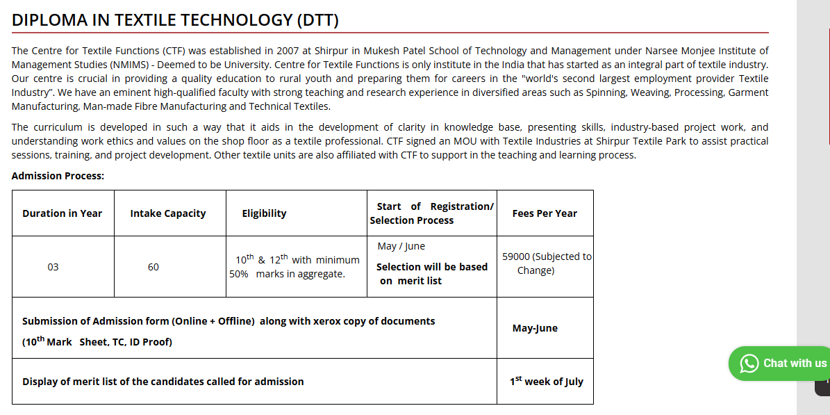 Fee Structure