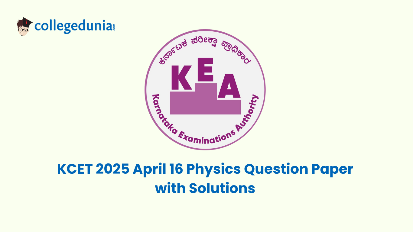 KCET 2025 Question Paper