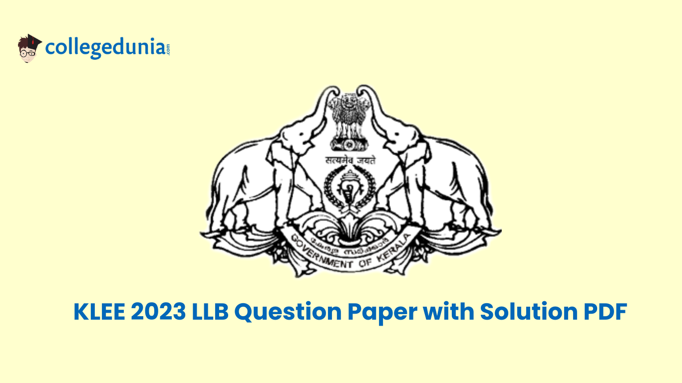 KLEE 2023 LLB Question paper