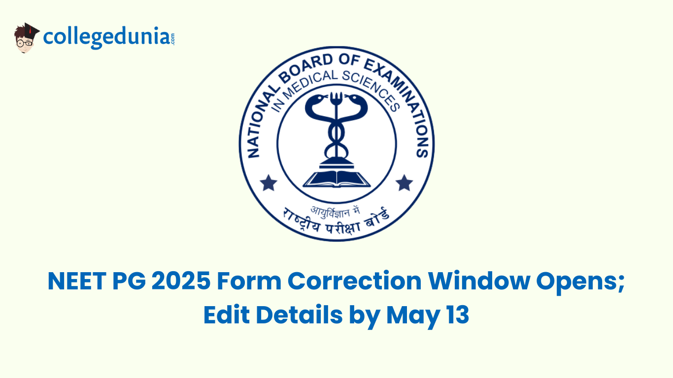 NEET PG Form Correction 2025
