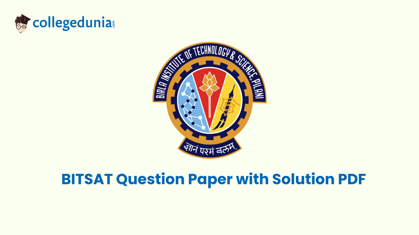 BITSAT Question Paper 2025