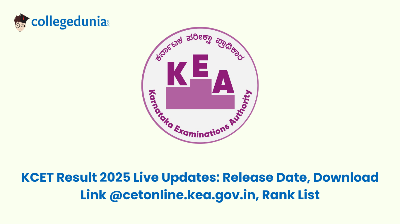 KCET Result 2025 Live Updates
