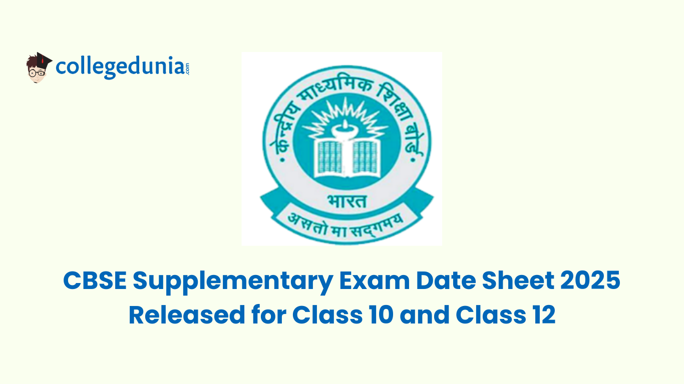 CBSE Supplementary Date Sheet 2025