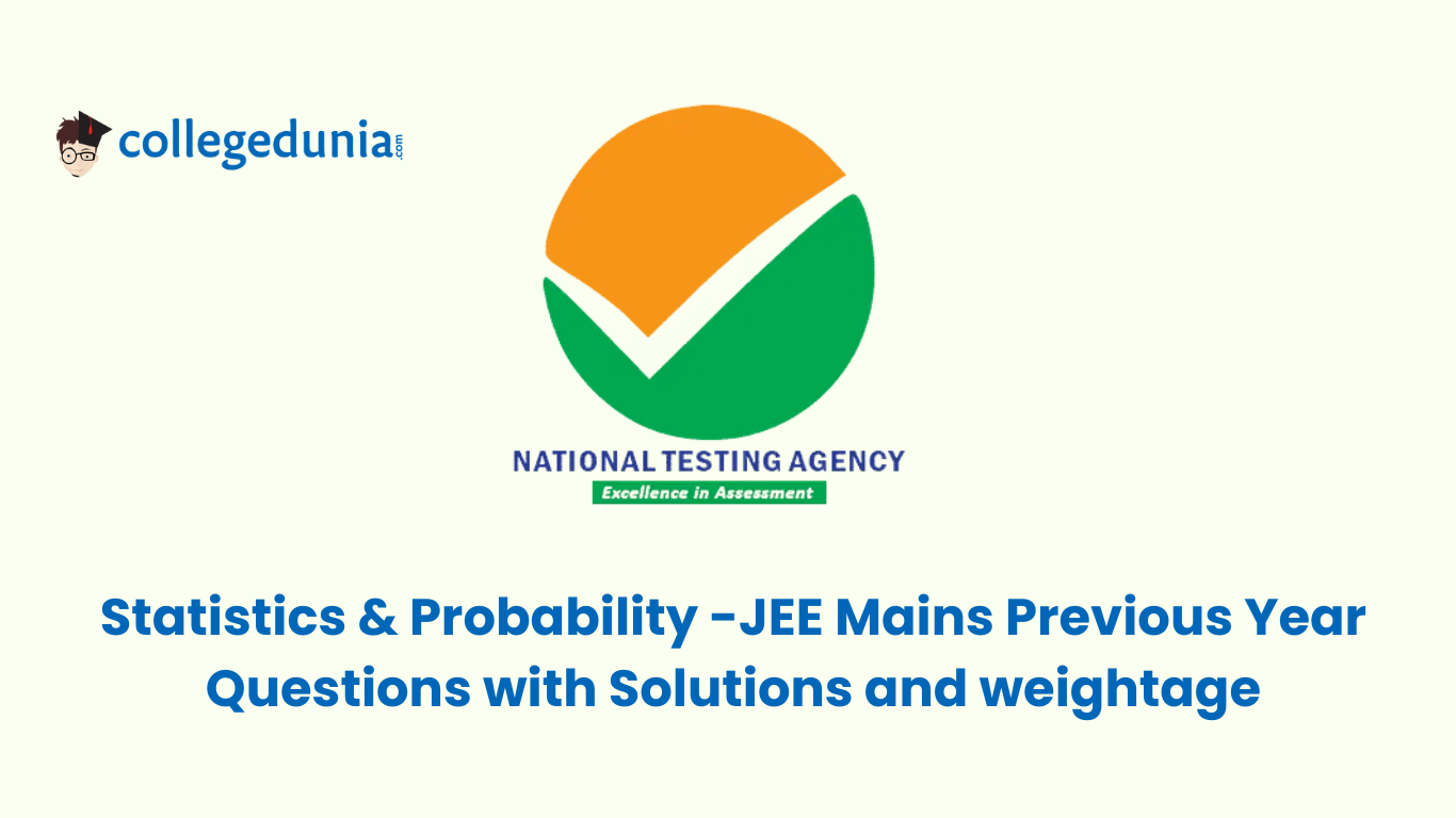 Statistics probability jee mains previous year questions with