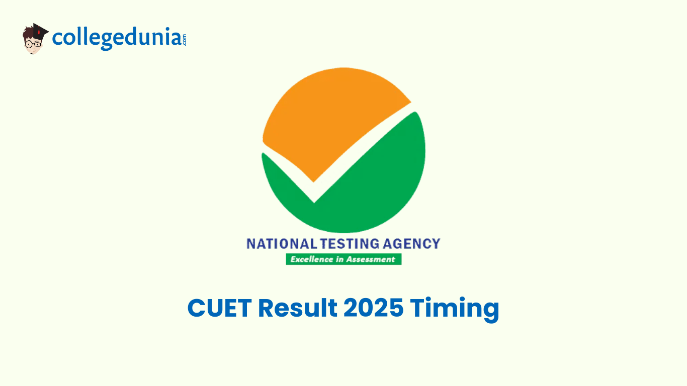 CUET UG Result Timing 2025