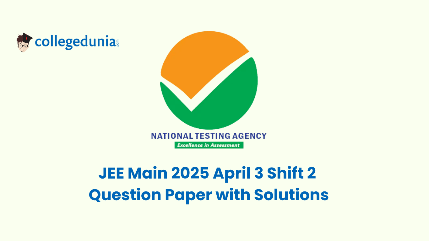JEE Main 2025 Question Paper April 3 Shift 2