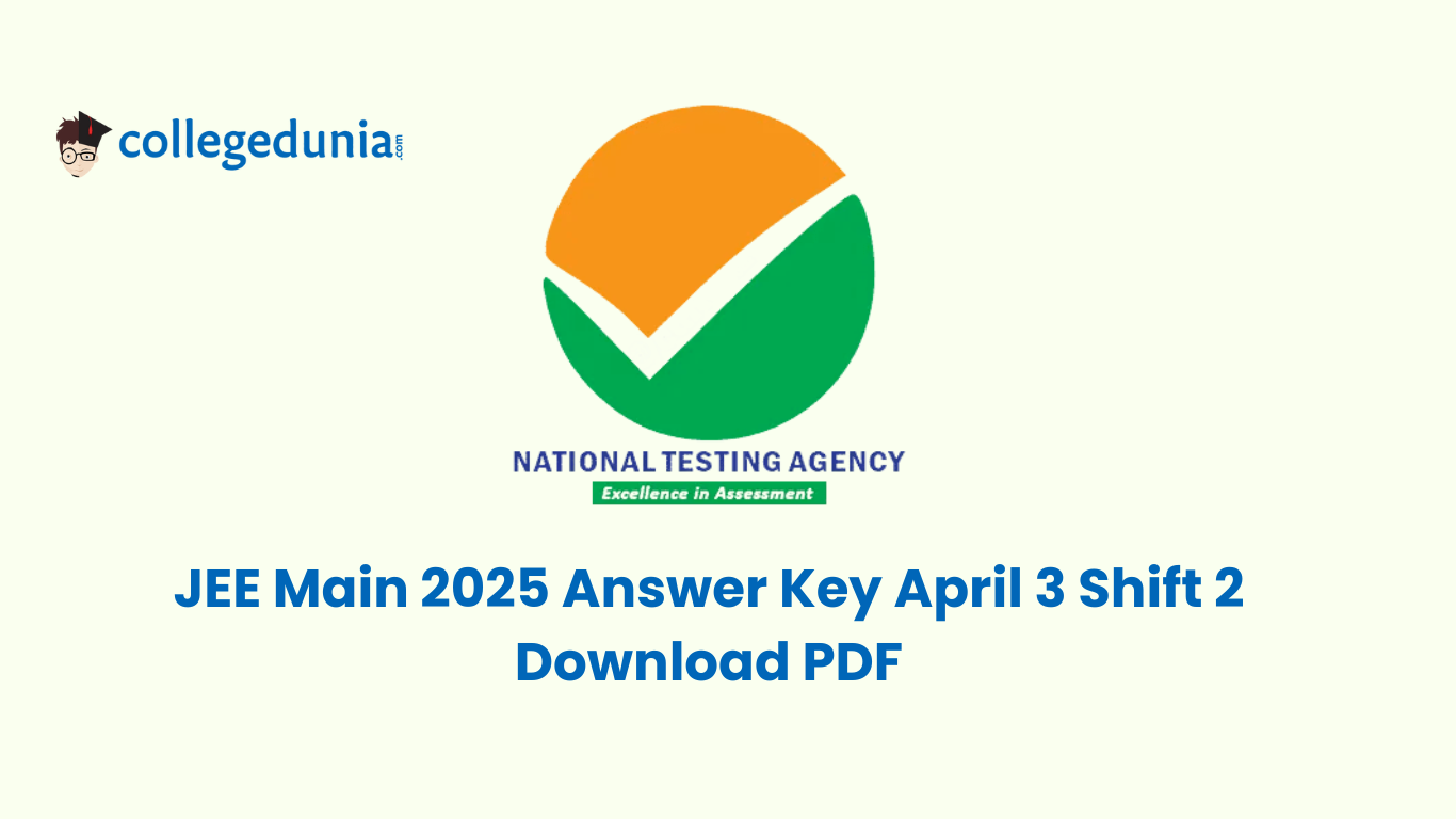 JEE Main 2025 3 April Shift 2 Answer Key