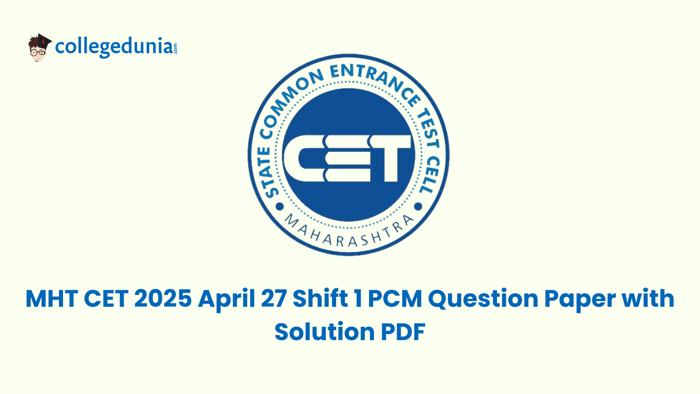 MHT CET Question Paper