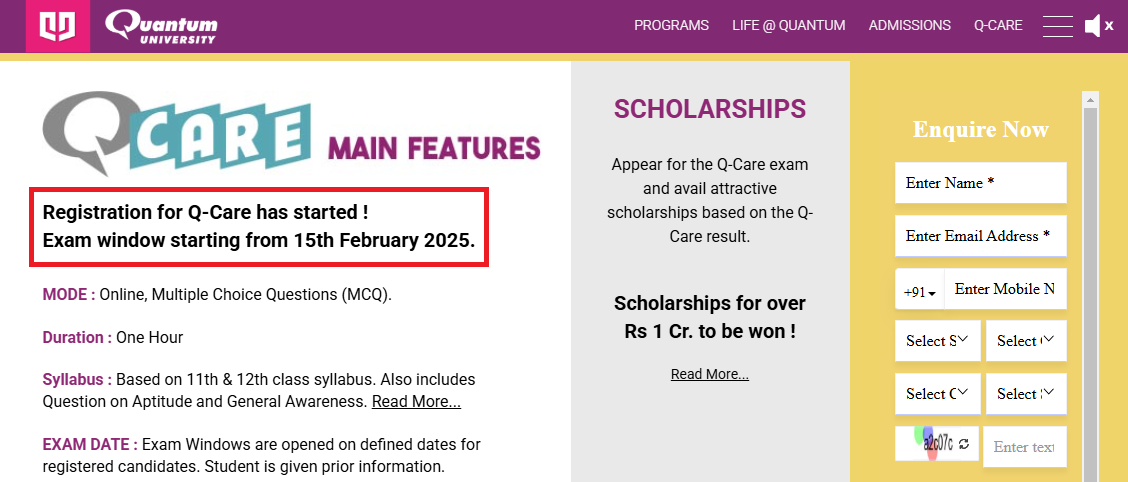 QCare 2025 Registration
