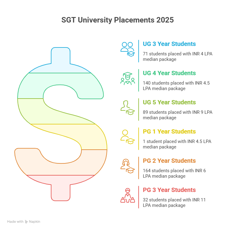 SGT University Placements 2025 visual selection c6cd31b9f085c9f81e9257e4146a2c75