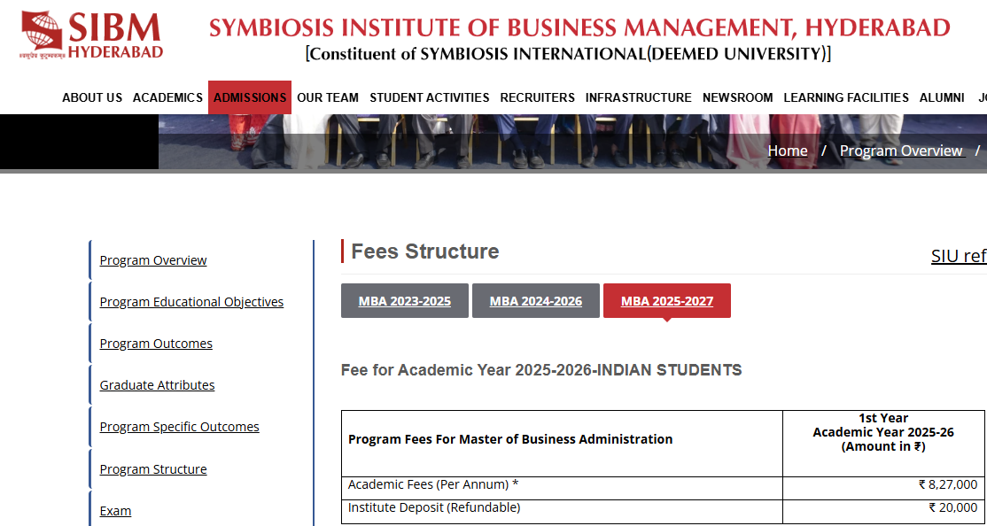 Fee Structure