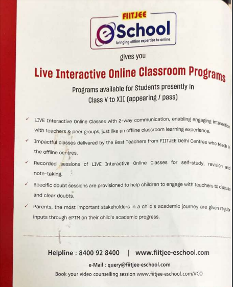 FIITJEE Online Classes