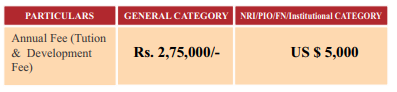 DY Patil Vidyapeeth BPT Course fee