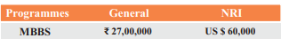 DY Patil Vidyapeeth fee for MBBS