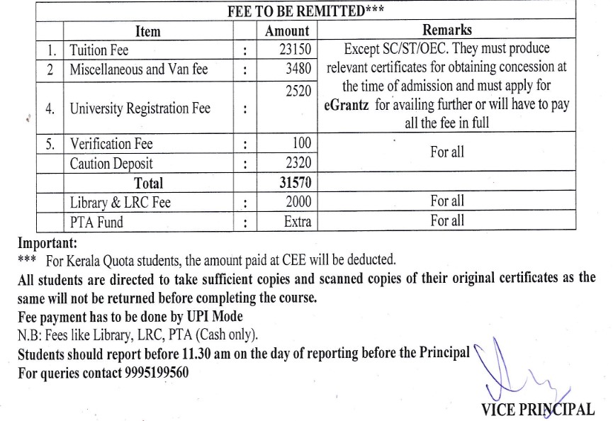 Fees
