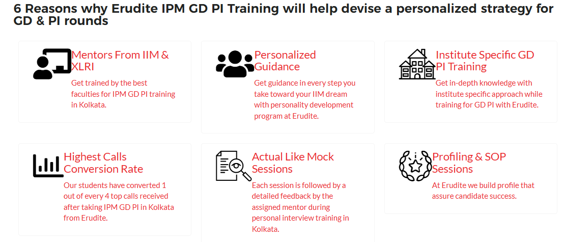 6 Reasons why Erudite IPM GD PI Training will help devise a personalized strategy for GD