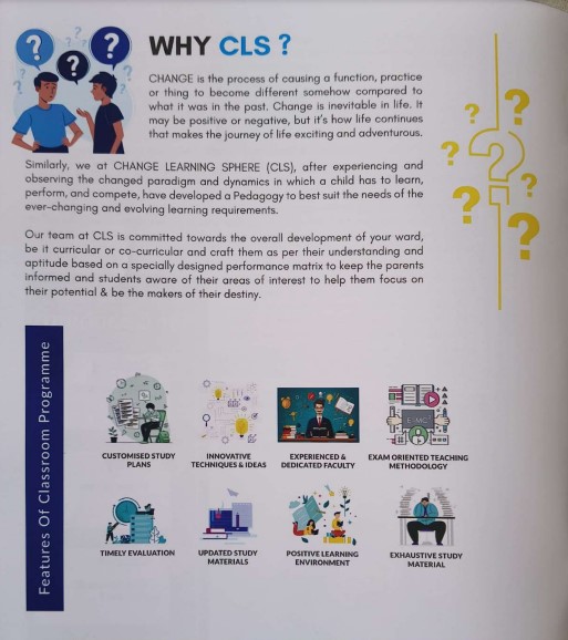 CLS Classroom Programmes Features