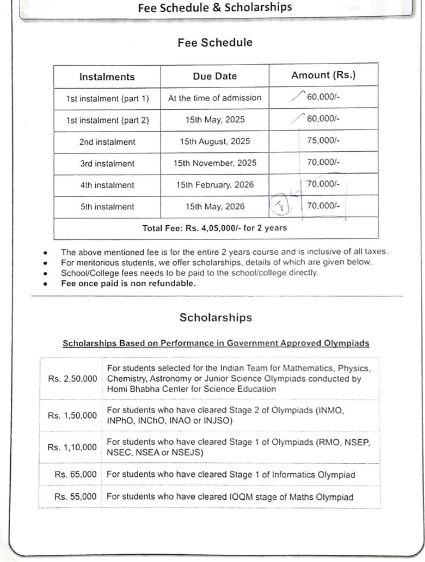 Fees Structure