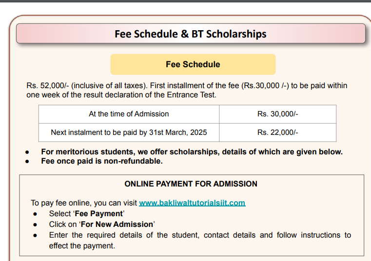Class 9 Fees