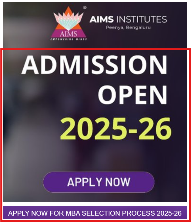 AIMS Institutes MBA Admission 2025