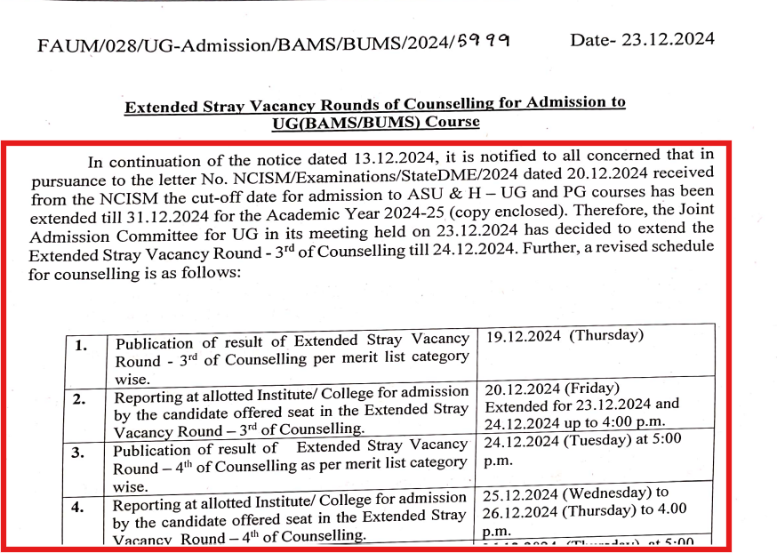 Delhi University BAMS