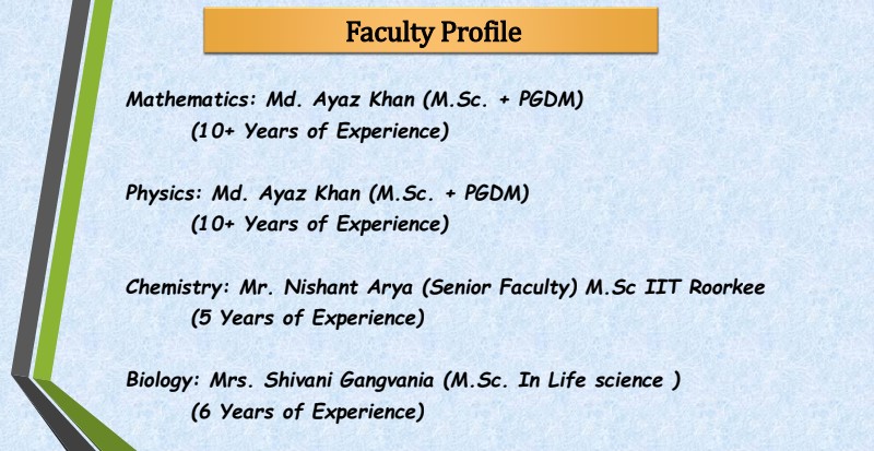 Faculty details