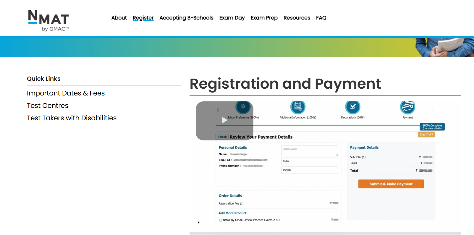 NMAT Registration 2025 Open Check Application Deadline and