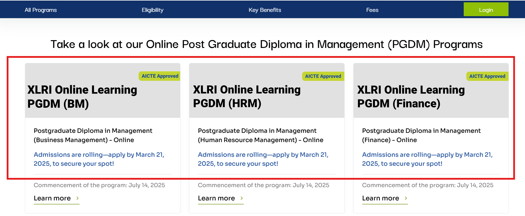XLRI Jamshedpur Online PGDM Admissions 2025 - 2027