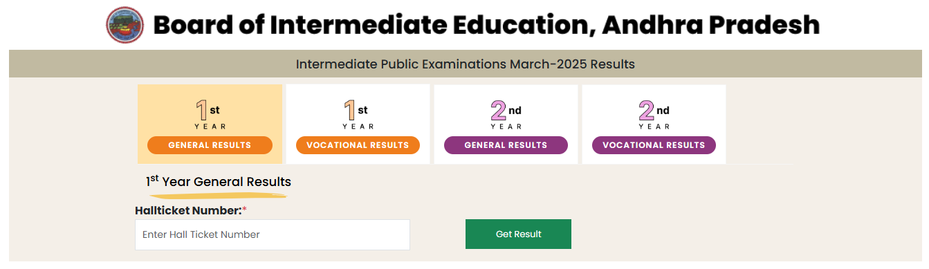 ap inter result 2025