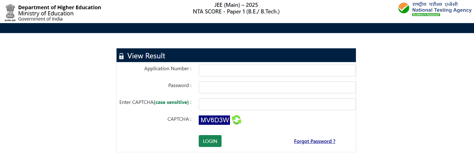 jee main result 2025 session 2