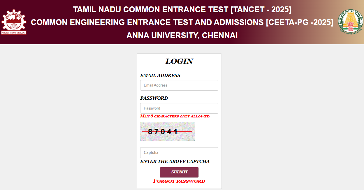 TANCET Result 2025