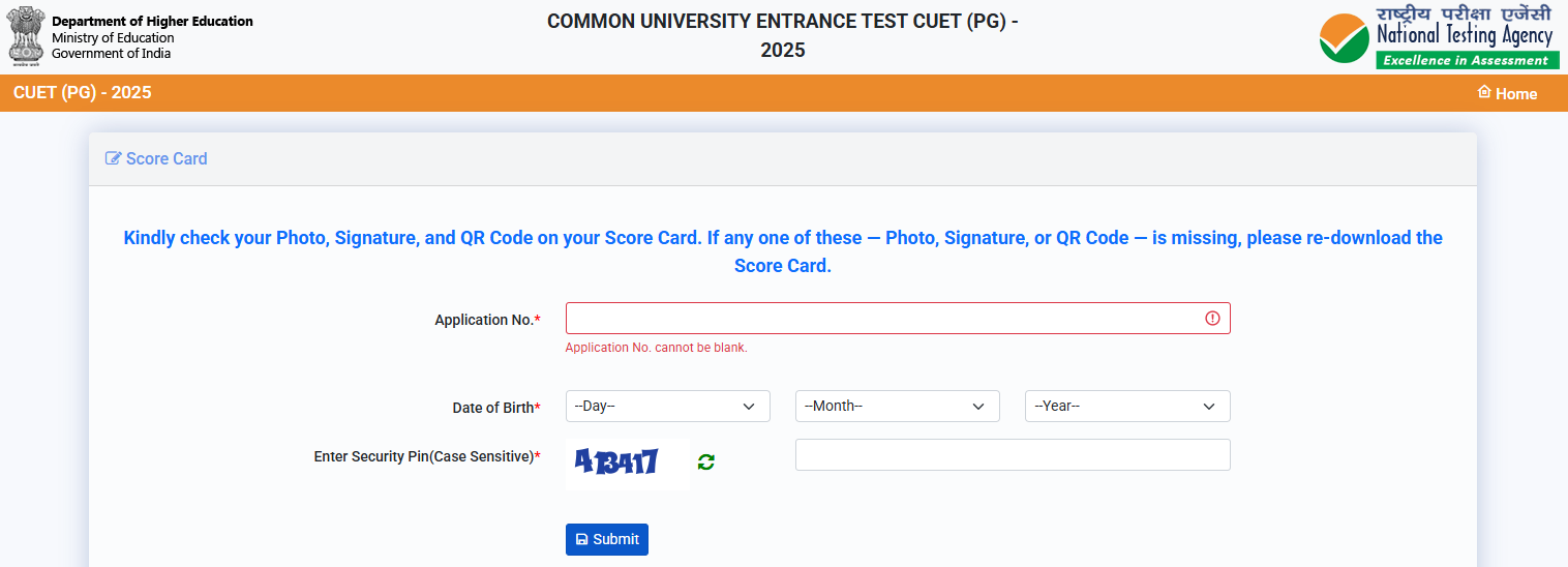CUET PG Result 2025