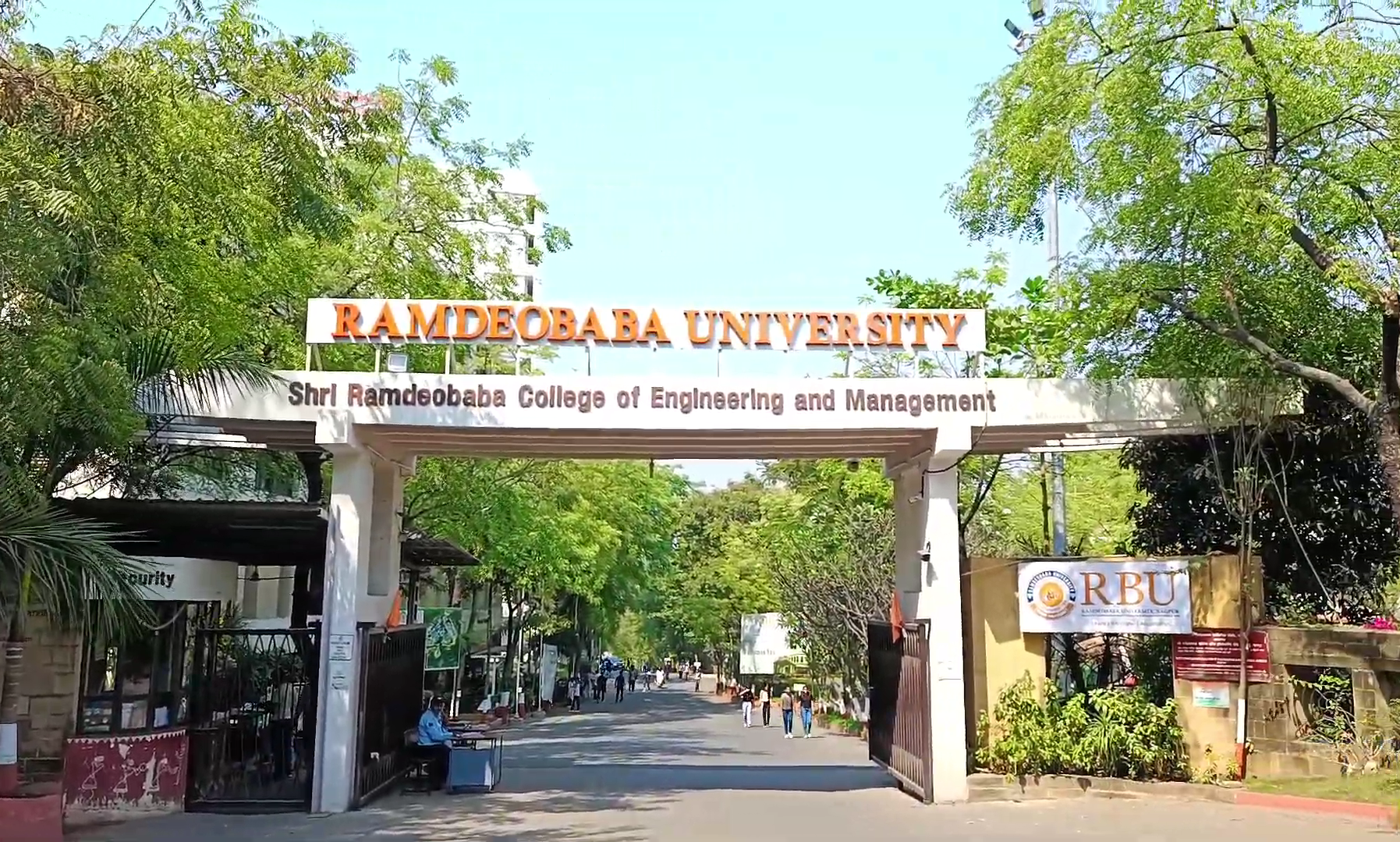 RAMDEOBABA University Entrance Gate