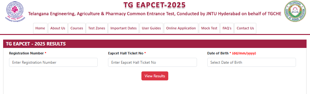TS EAMCET Result 2025