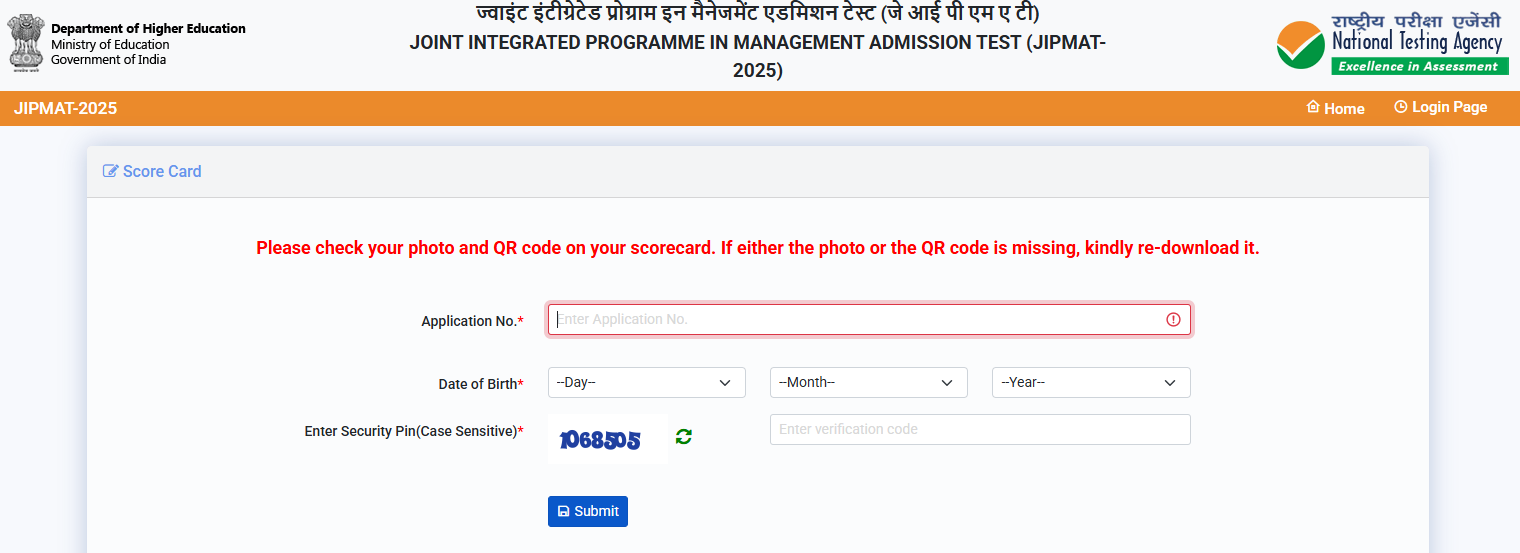 JIPMAT Scorecard 2025