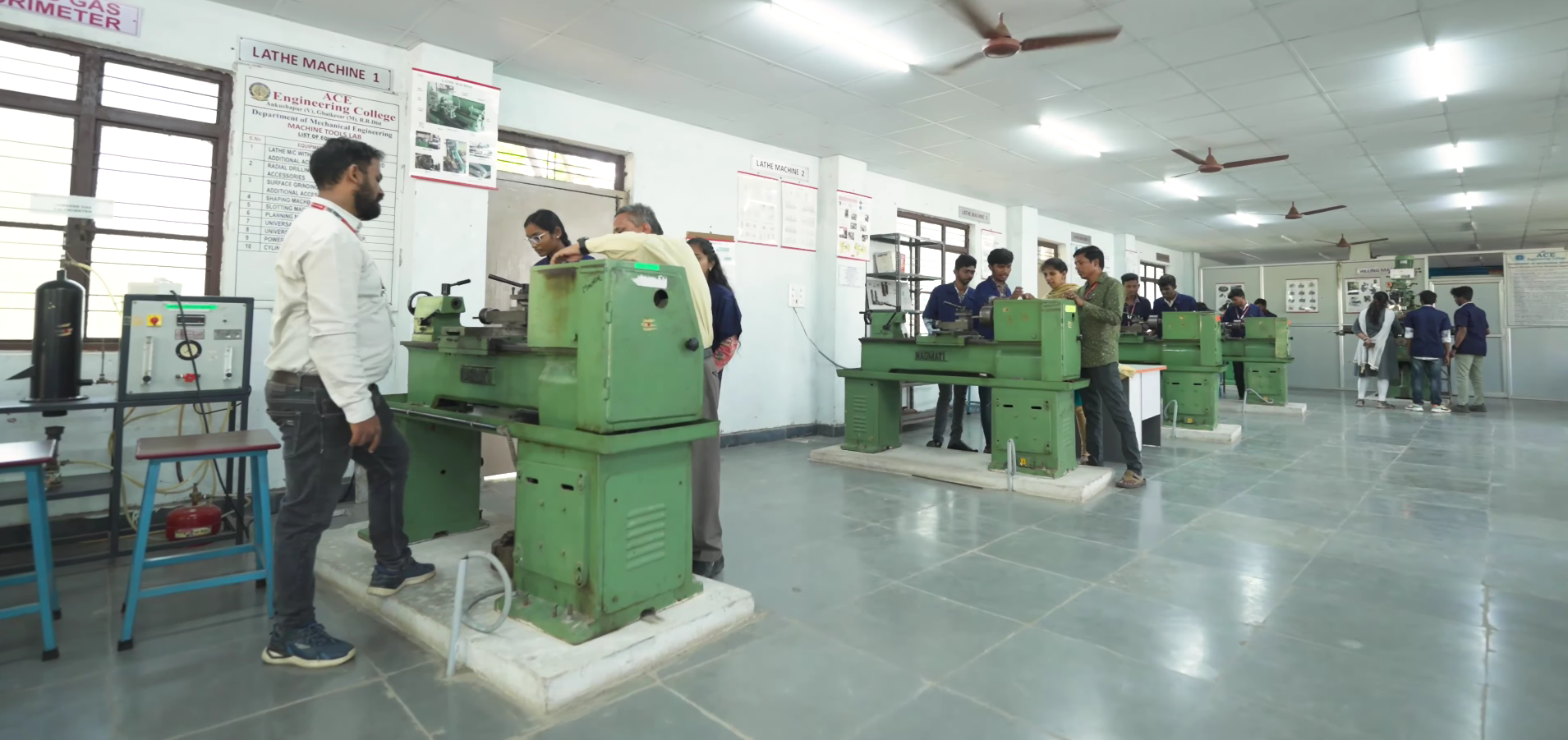 ACE Engineering College Mechanical Lab